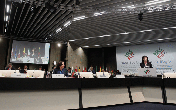 Председателят на Народното събрание Цвета Караянчева откри срещата на председателите на комисиите по европейски въпроси на парламентите на страните от Европейския съюз