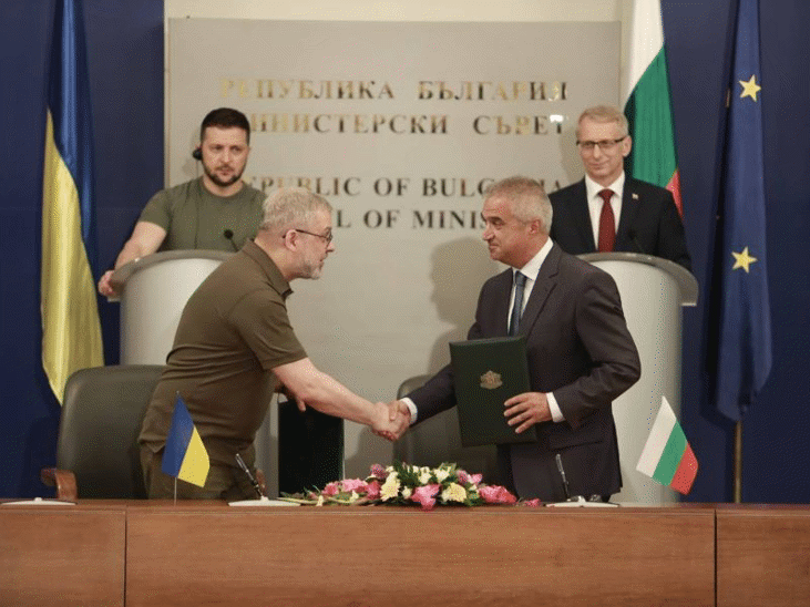 Министърът на енергетиката на Република България Румен Радев и министърът на енергетиката на Украйна - Херман Халушченко, подписаха меморандум за разбирателство в областта на енергетиката