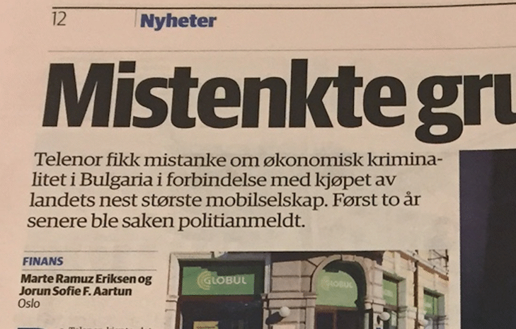 Теленор открила “източване” от предишния гръцки собственик