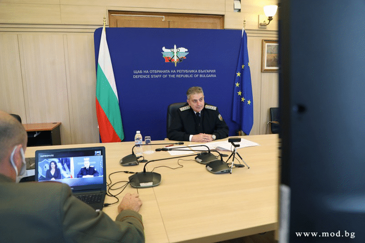 Началникът на отбраната адмирал Емил Ефтимов участва във видеоконференцията „HOMELAND SECURITY AND CYBER 2021 EUROPE – ISRAEL“