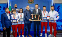 Министър Пешев награди златните медалисти от международния турнир по таекуондо „President’s Cup“ ММС