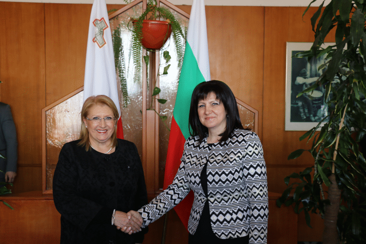 Готовност за задълбочаване на двустранното сътрудничество в редица сфери заявиха председателят на Народното събрание Цвета Караянчева и президентът на Малта Мари-Луиз Колейро Прека