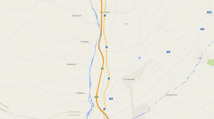 До 30 май ще се монтират високоякостни мрежи на  път I-1 Даскалово - Дупница - Благоевград в района на  с. Мурсалево