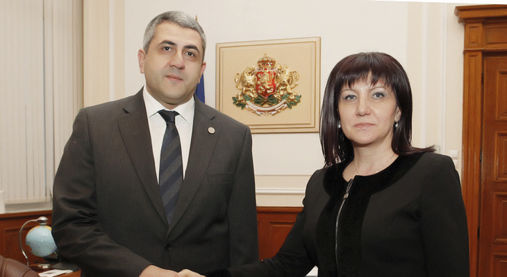 Председателят на Народното събрание Цвета Караянчева се срещна с генералния секретар на Световната организация по туризъм към ООН Зураб Пололикашвили