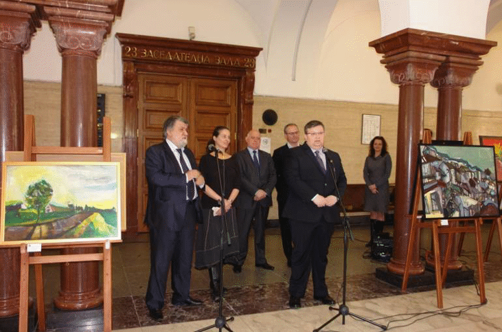 Главният прокурор и министърът на културата откриха изложба на деца от Художествената гимназия - София